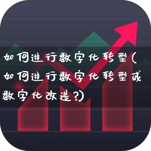 如何进行数字化转型(如何进行数字化转型或数字化改造?)_https://www.gfdzclz.com_北交所_第1张