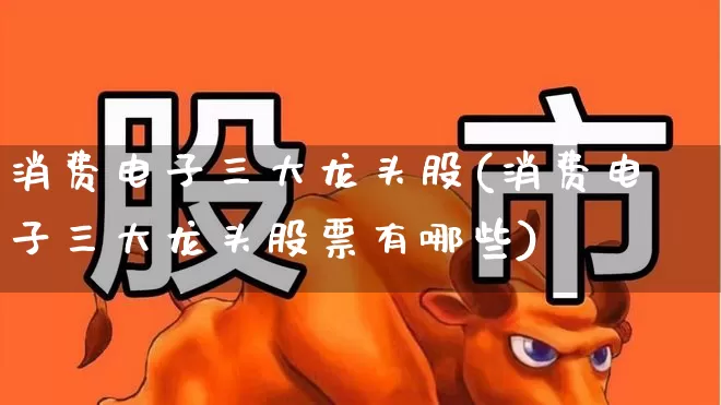 消费电子三大龙头股(消费电子三大龙头股票有哪些)_https://www.gfdzclz.com_上交所_第1张