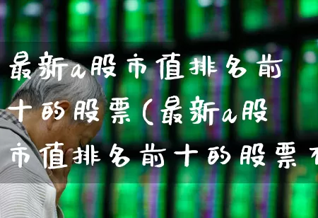 最新a股市值排名前十的股票(最新a股市值排名前十的股票有哪些)_https://www.gfdzclz.com_科创板_第1张