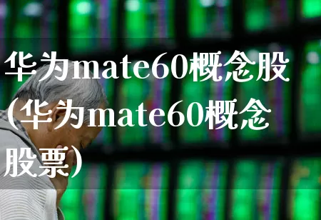 华为mate60概念股(华为mate60概念股票)_https://www.gfdzclz.com_深交所_第1张