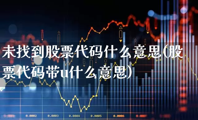 未找到股票代码什么意思(股票代码带u什么意思)_https://www.gfdzclz.com_上交所_第1张