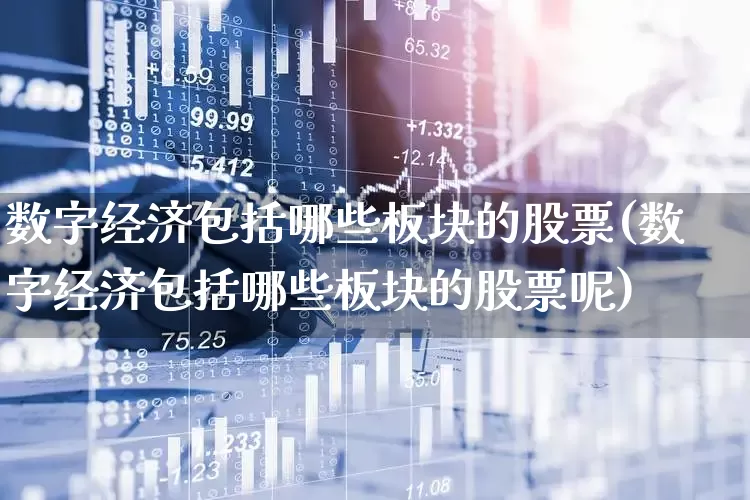 数字经济包括哪些板块的股票(数字经济包括哪些板块的股票呢)_https://www.gfdzclz.com_北交所_第1张