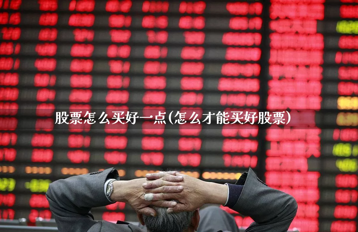 股票怎么买好一点(怎么才能买好股票)_https://www.gfdzclz.com_北交所_第1张