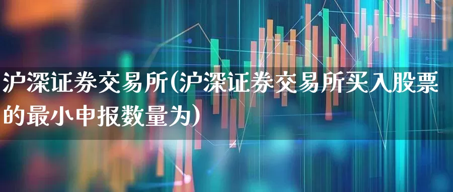沪深证券交易所(沪深证券交易所买入股票的最小申报数量为)_https://www.gfdzclz.com_北交所_第1张