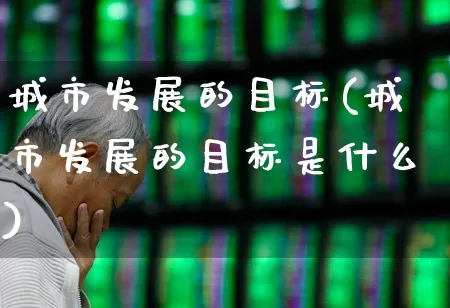 城市发展的目标(城市发展的目标是什么)_https://www.gfdzclz.com_科创板_第1张