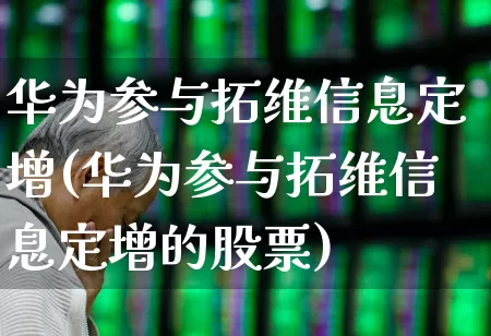华为参与拓维信息定增(华为参与拓维信息定增的股票)_https://www.gfdzclz.com_上交所_第1张