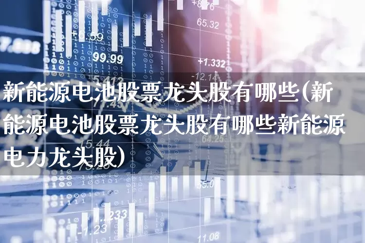 新能源电池股票龙头股有哪些(新能源电池股票龙头股有哪些新能源电力龙头股)_https://www.gfdzclz.com_科创板_第1张