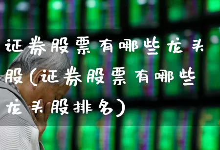 证券股票有哪些龙头股(证券股票有哪些龙头股排名)_https://www.gfdzclz.com_创业板_第1张