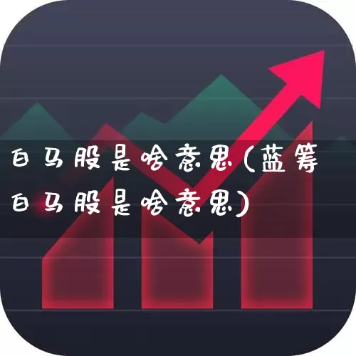 白马股是啥意思(蓝筹白马股是啥意思)_https://www.gfdzclz.com_科创板_第1张
